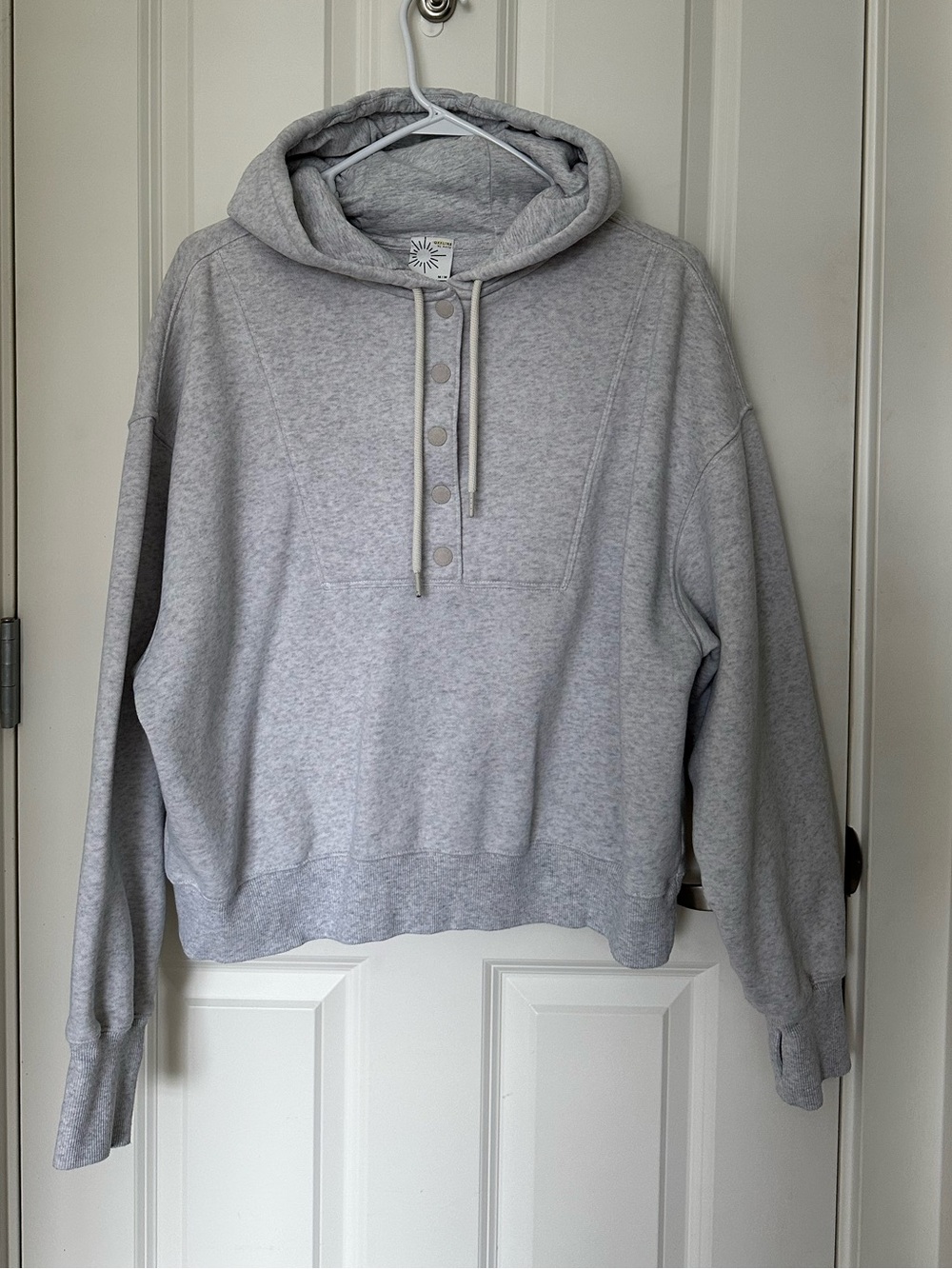 OFFLINE by Aerie cloud fleece front snap front hoodie